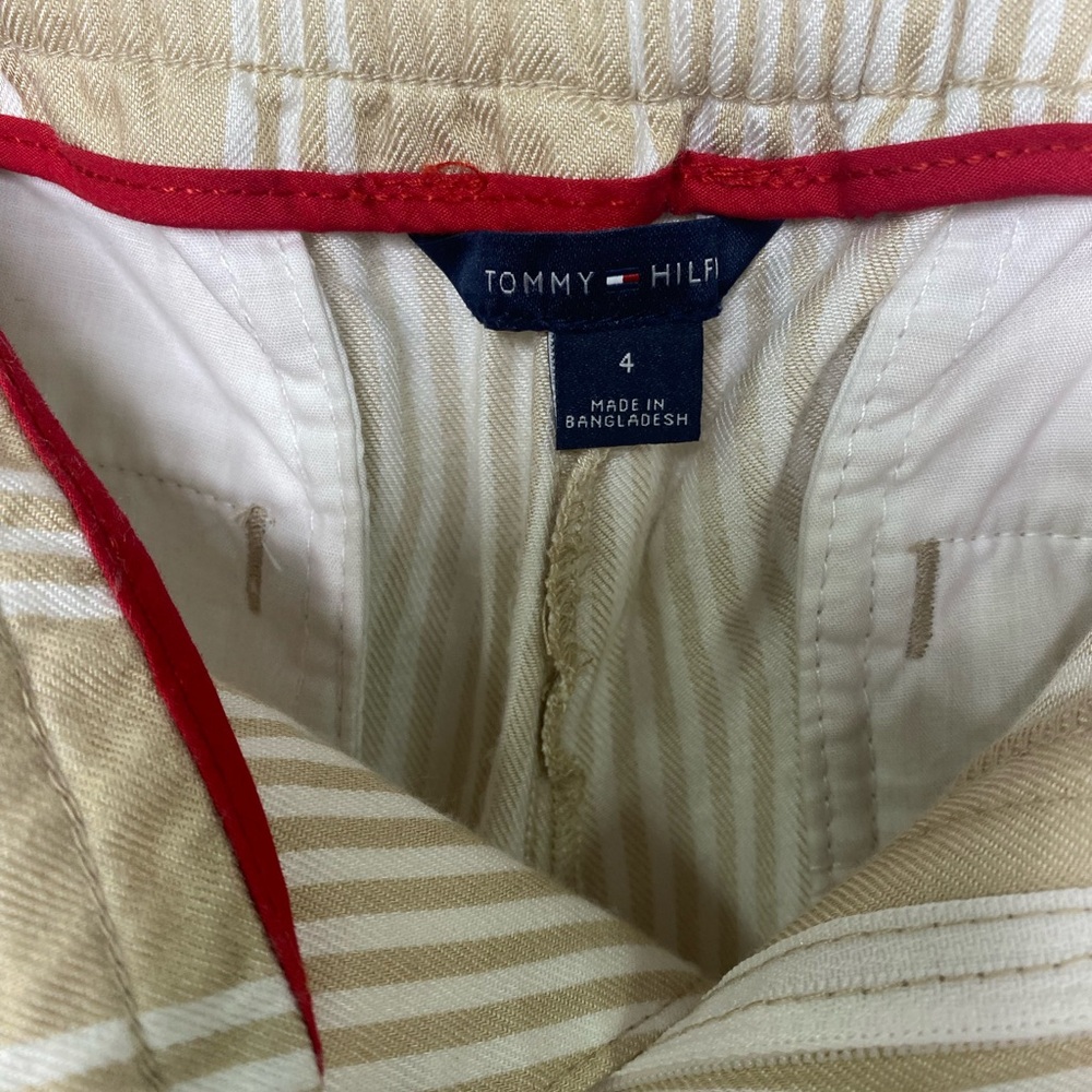 Tommy Hilfiger , Pant Size 4, Beige/white - Picture 5 of 6